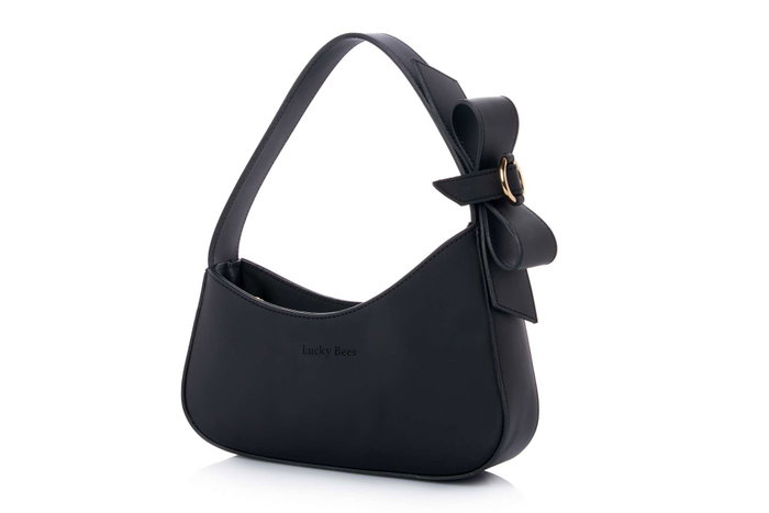 Lucky Bees Monroe - Bolsa de Hombro Negra